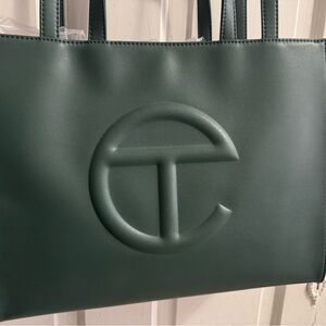 Telfar Dark Olive Medium Shopping Bag